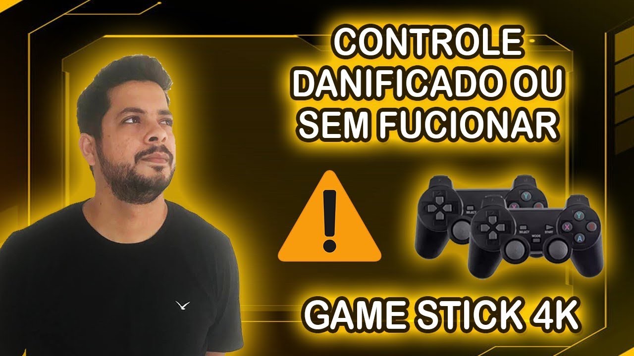 Game Stick 4k- controle com falha ou não funcionando? Descubra como resolver.