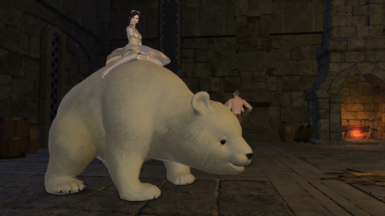 FFXIV Shadowbringers 5.5: Polar Bear Mount!