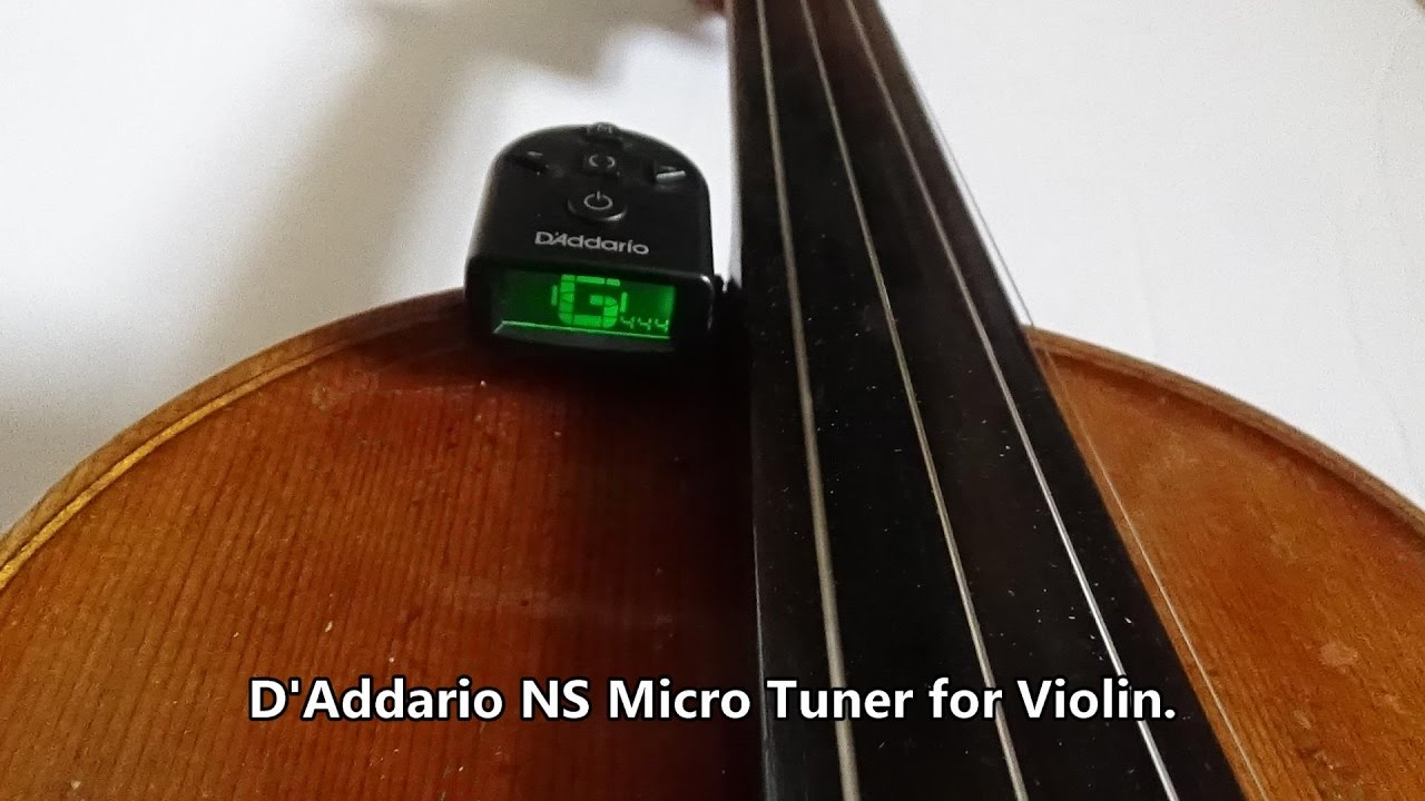 D'Addario NS Micro Tuner for Violin
