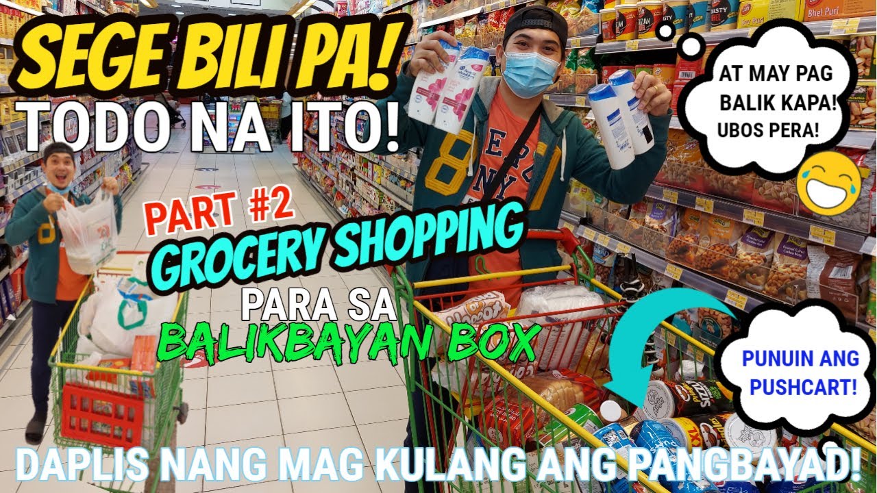 Part 2 - Grocery Shopping Panlagay Balikbayan Box | UAE Abu Dhabi to Pinas | Balikbayan Box