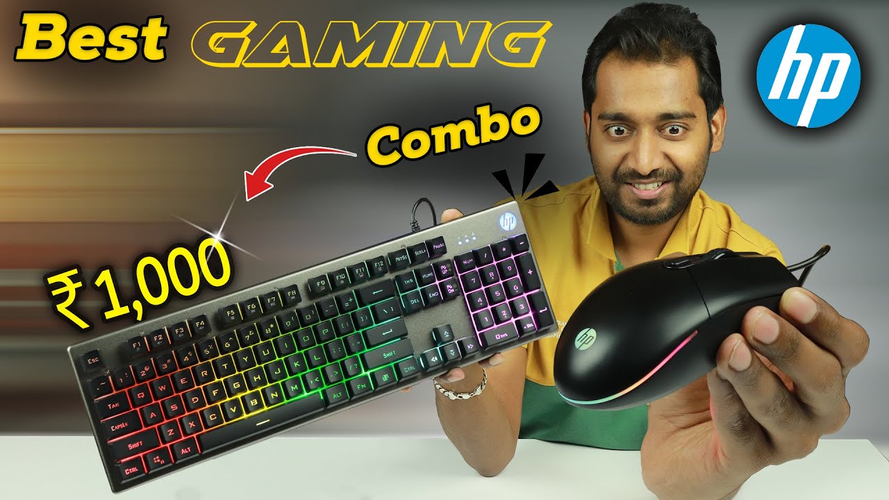 HP KM300F Gaming Keyboard Mouse Combo Under 1000 | Better than Zebronics Optimus ?