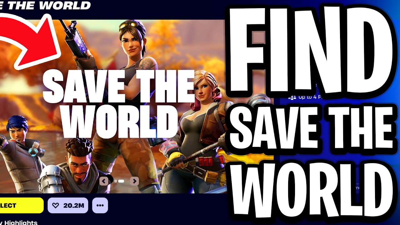 How to Find Save the World Mode in Fortnite - Full Guide