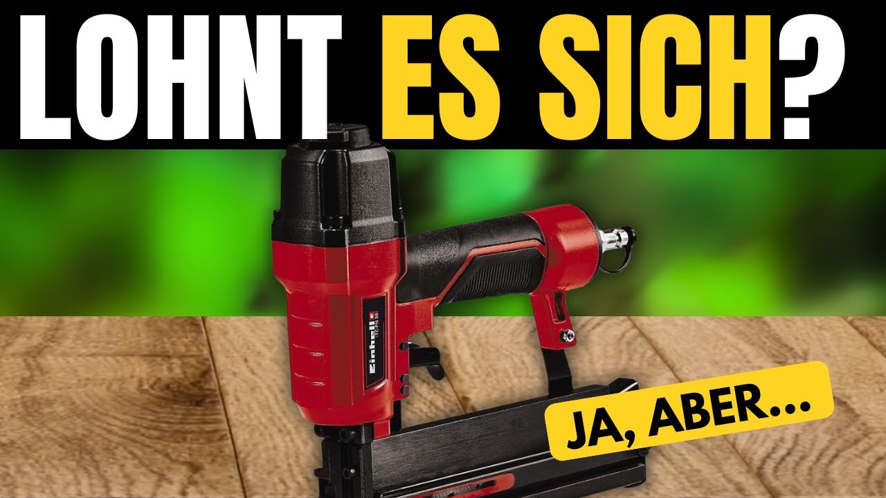 Einhell Druckluft-Tacker TC-PN 50 (2in1-Kombiger&auml;t Tacker & Nagler, Sicherheitsnase