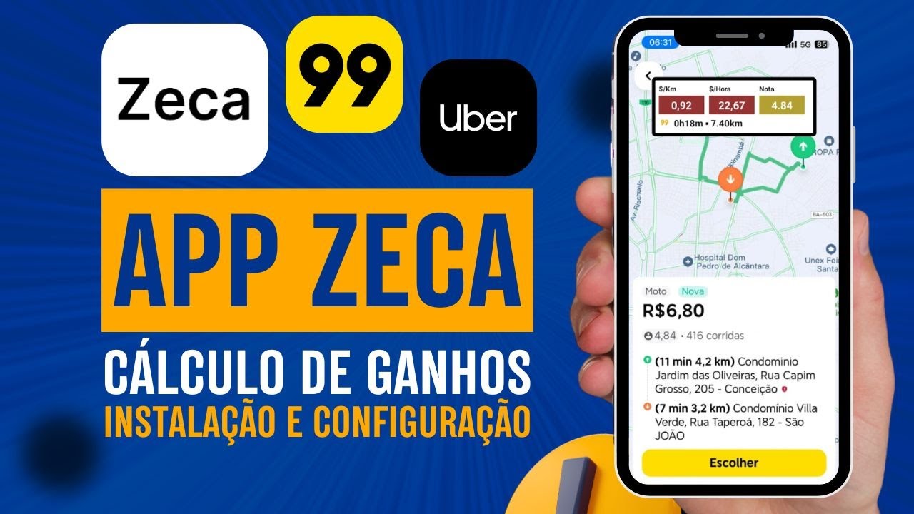 ✅ ZECA - novo APP DE CÁLCULO DE GANHOS I Instalação e configuração
