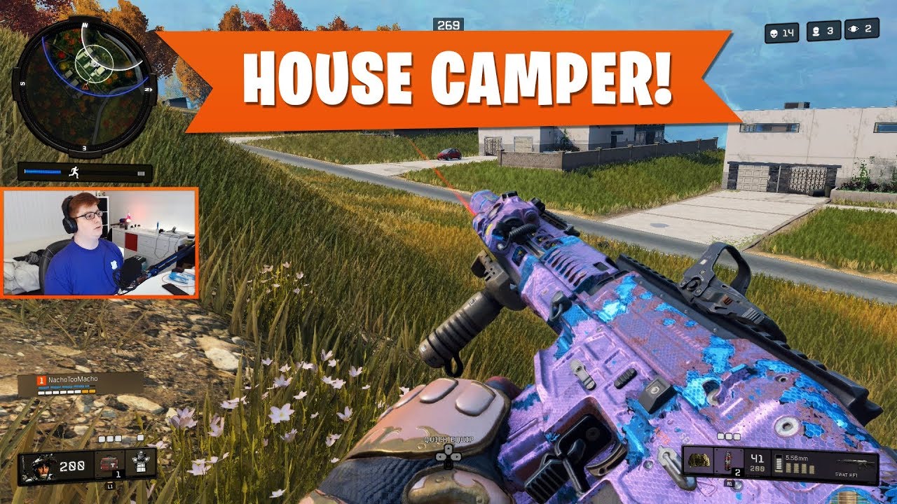 HOUSE CAMPER! | Black Ops 4 Blackout | PS4 Pro