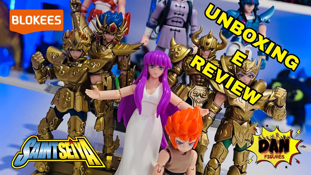 SAINT SEYA - GALAXY VERSION 03 - BLOKEES UNBOXING E REVIEW - CAVALEIROS DO ZODÍACO 