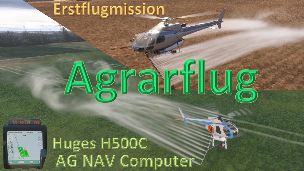 MSFS 2024 Karriere - Agrarflug mit dem Hubschrauber