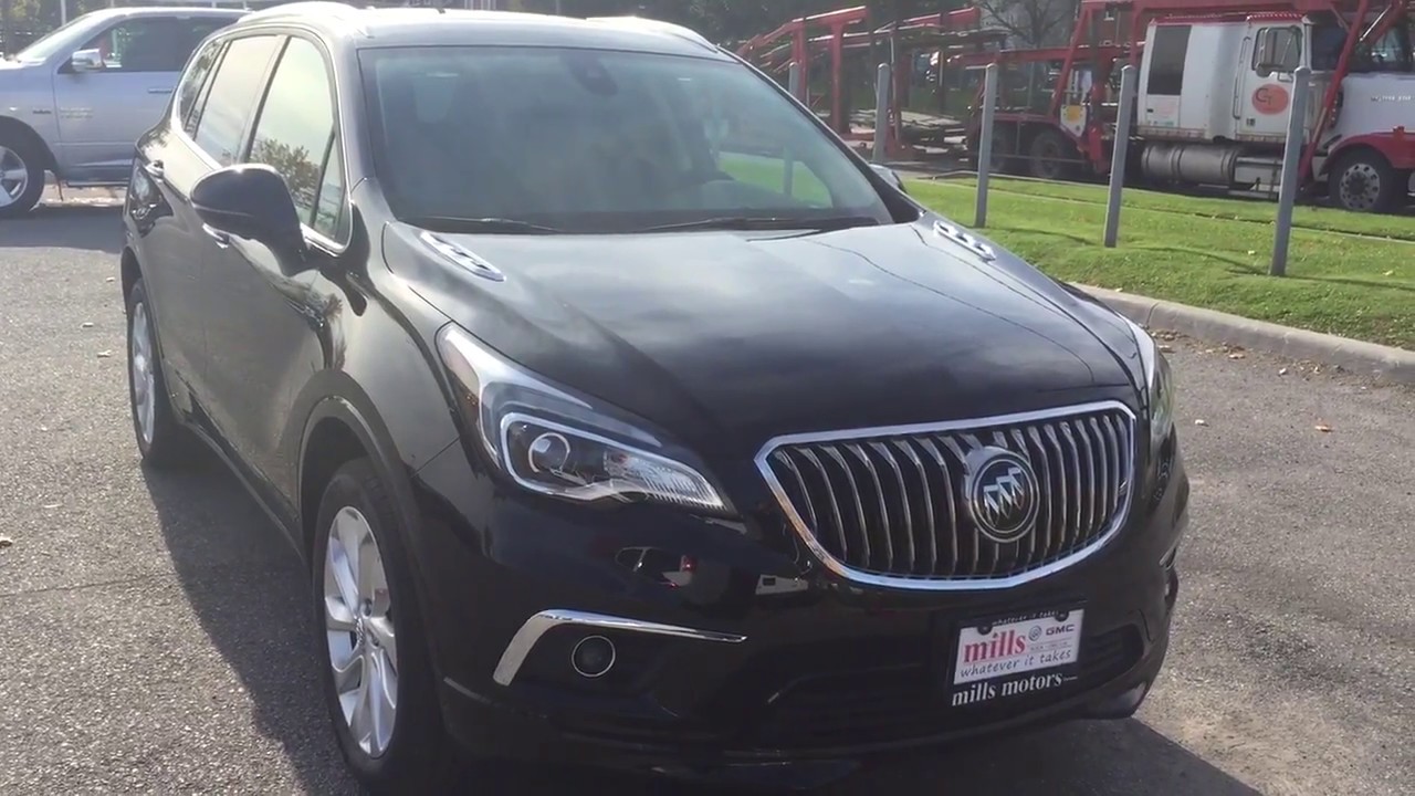 2018 Buick Envision AWD Auto Park Assist Handsfree Liftgate Black Oshawa ON Stock #180297
