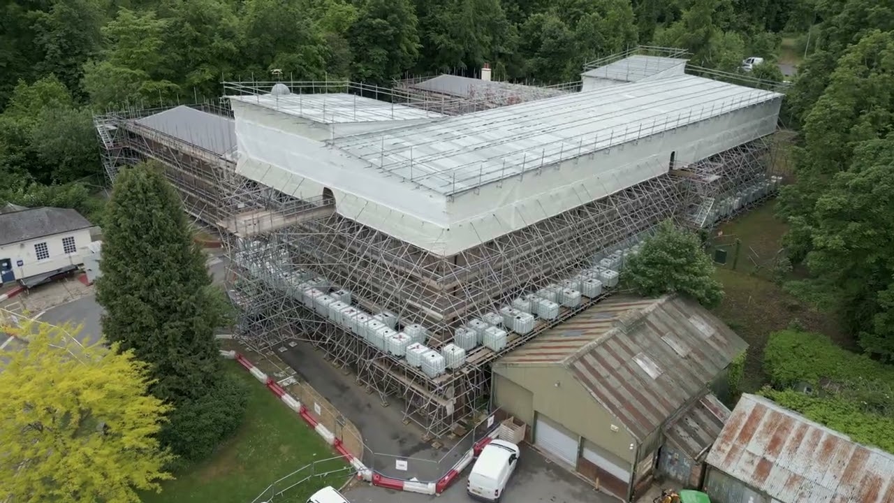 ABBEY SCAFFOLDING DRONE VIDEO