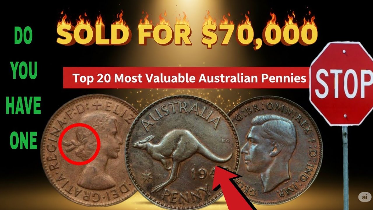Top 20 Most Valuable Australian Pennies Worth Up To $70,000 &ndash; Rare Coins You Might Own