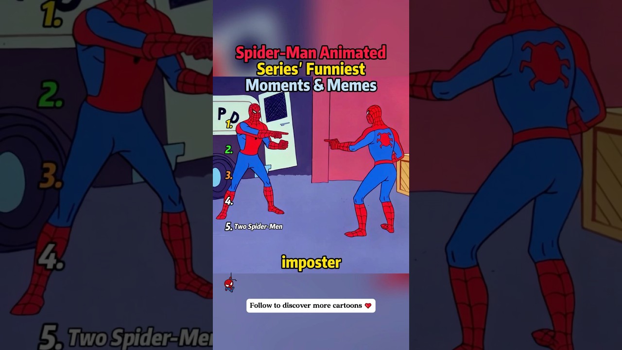 Spider-Man Animated Series&prime; Funniest Moments & Memes#spiderman#funny#ranking#Nostalgic