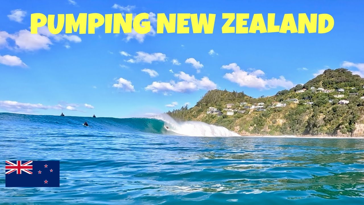 DREAMY SURF MISSION! GLASSY EAST COAST AOTEAROA, GoPro POV