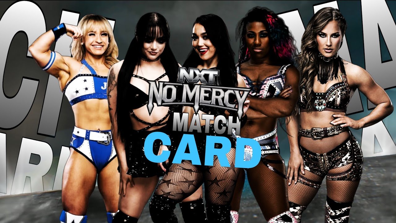 WWE 2K25|NXT NO MERCY PLE MATCH CARD