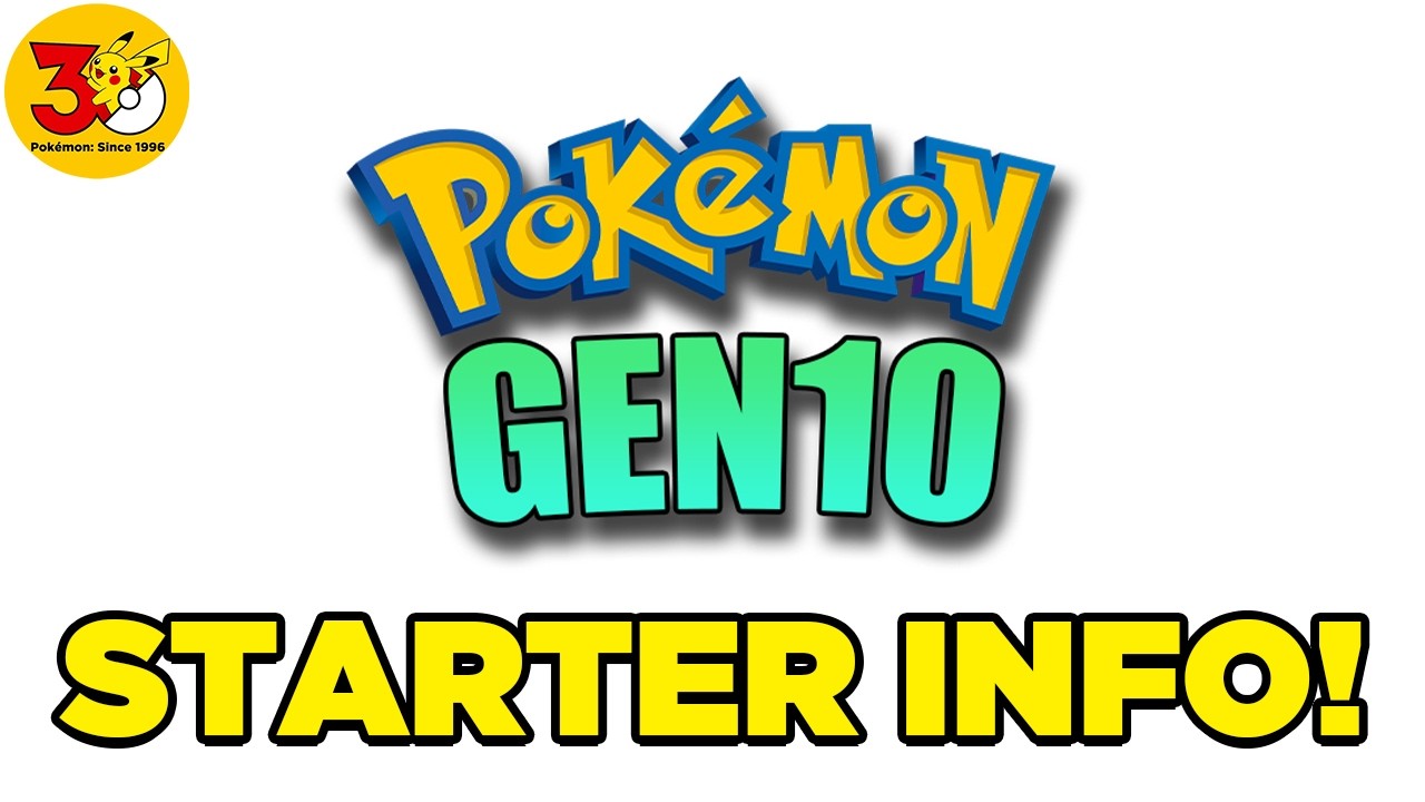 Компания Gamefreak завершила работу над стартовыми покемонами 10-го поколения!