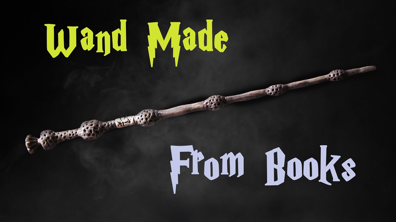DIY Elder Wand made out of Harry Potter Book