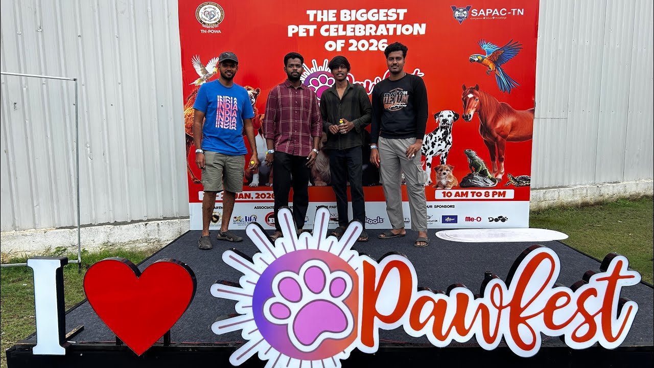 PAWFEST 2026 Chennai #pawfest #pawfest2026 #chennai #pets 