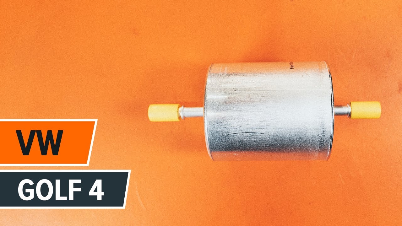 How to change fuel filter on VW GOLF 4 TUTORIAL | AUTODOC