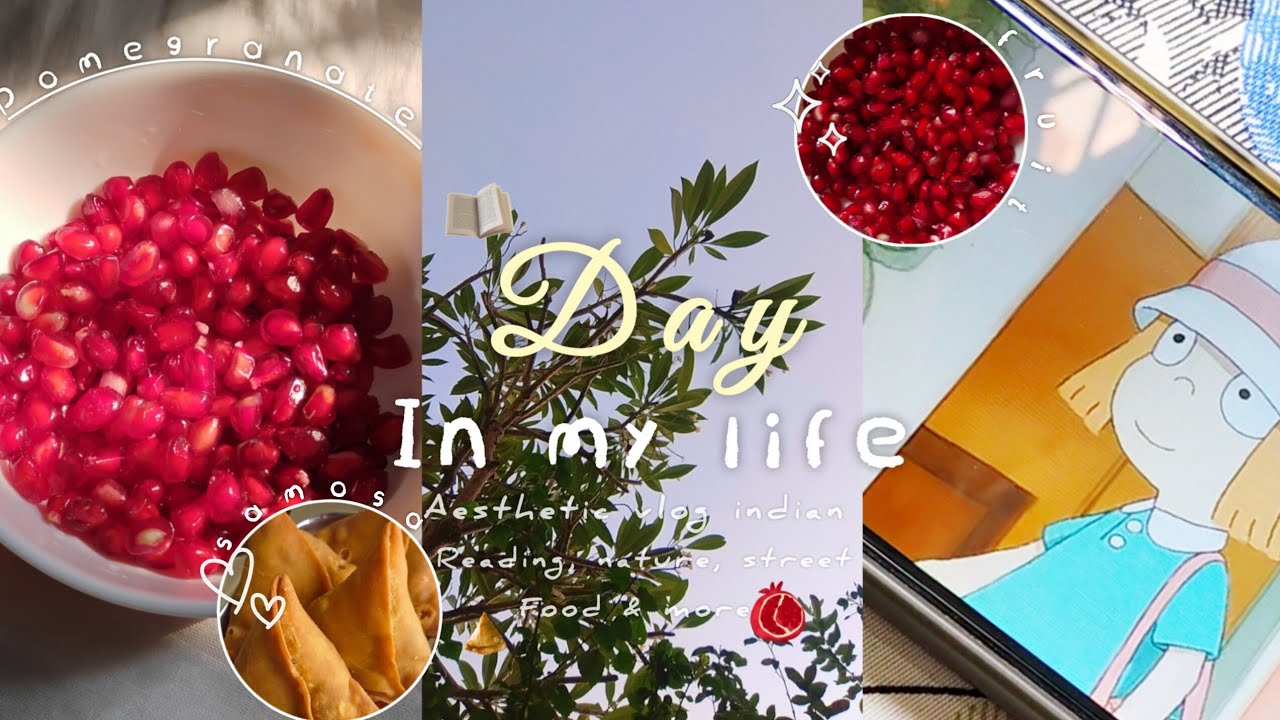 A day in my life♡|Aesthetic vlog indian🍒|life of introvert girl🍥|#weeklyvlog #explore #food 