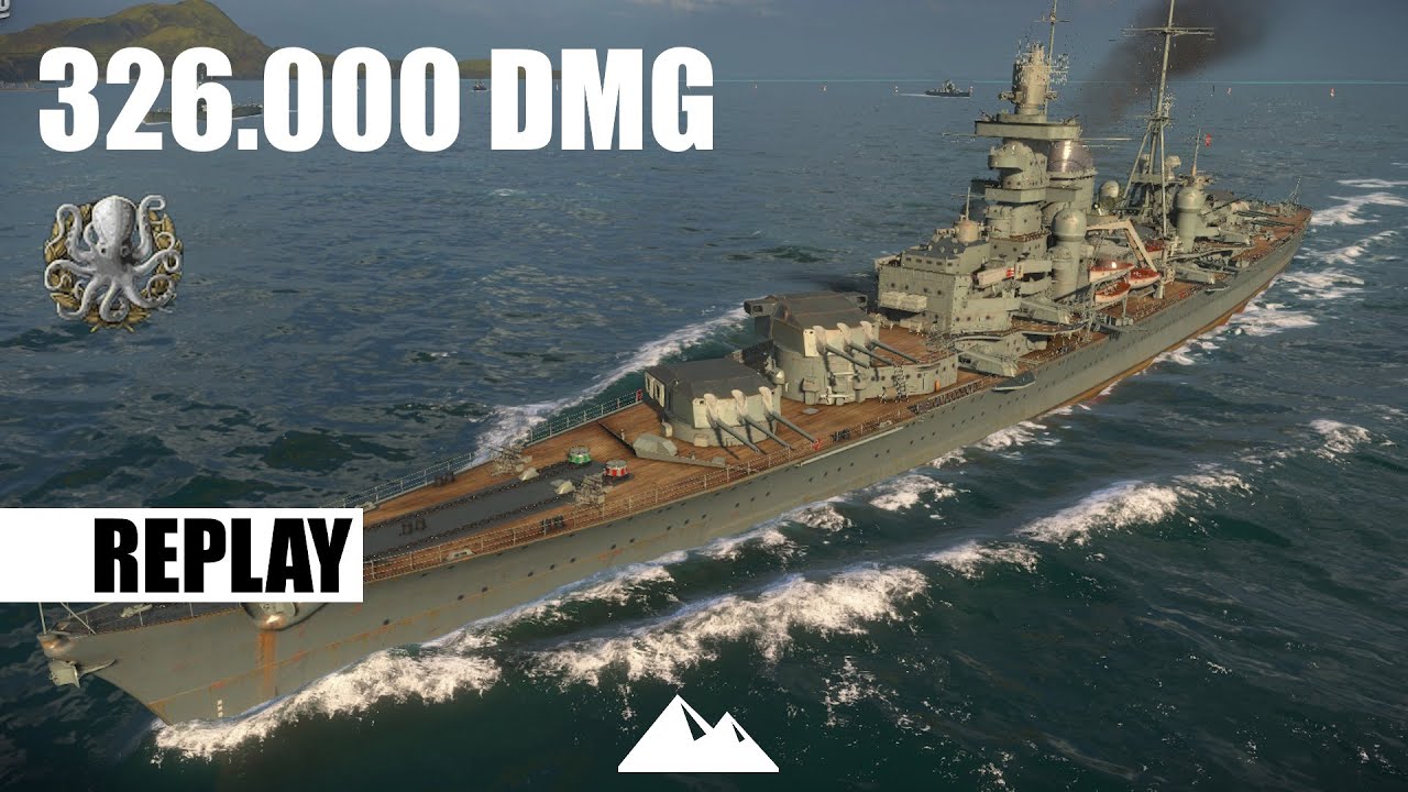 HINDENBURG, 326k DMG, 7 Kills, 30 Flugzeuge! Brandgefährlich! - #worldofwarships | #Replay #Deutsch