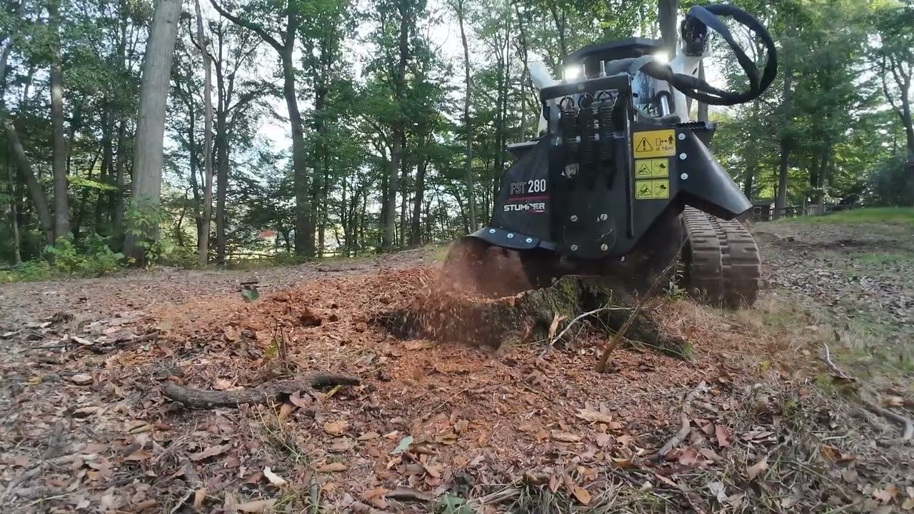 Trying out a Fecon Stumper