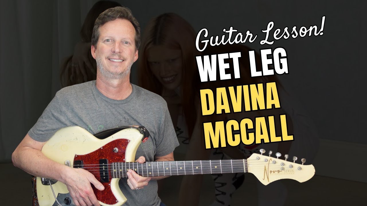 Wet Leg - Davina McCall - Guitar Lesson & Tutorial