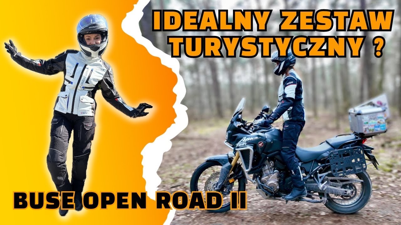 Jaką kurtkę i spodnie na motocykl turystyczny wybrać?  Nasz test po 20 tyś km - Buse Open Road II