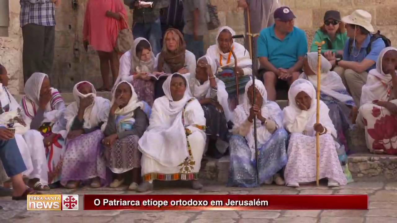 O Patriarca etíope ortodoxo em Jerusalém