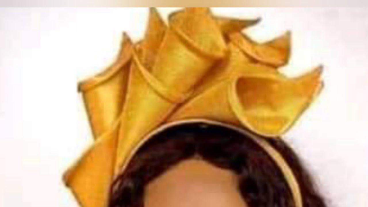 how to make trending cone design/cone aso-oke design