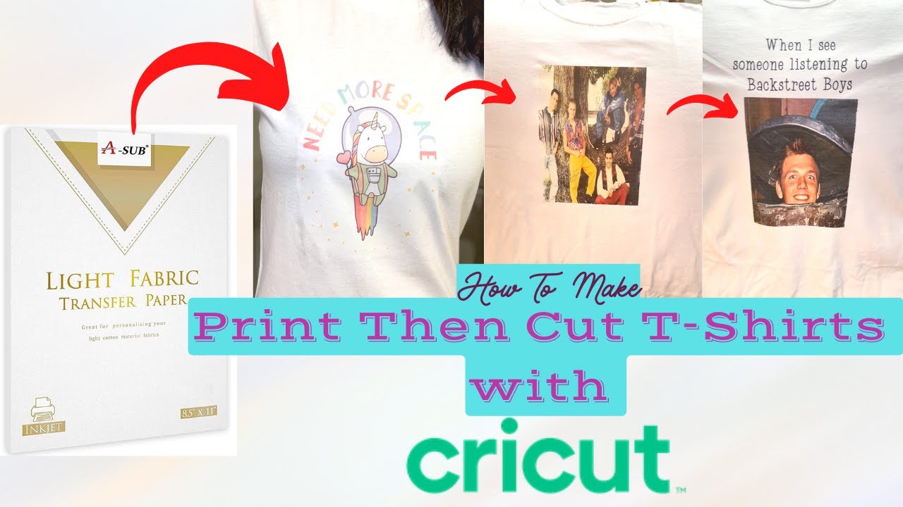 Как напечатать и вырезать футболки с помощью Cricut | БЕЗ СУБЛИМАЦИИ | Бумага для переноса A-Sub ...