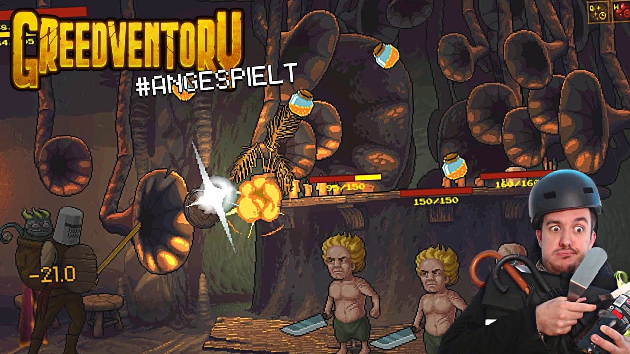 Angespielt: GREEDVENTORY 💰| D&auml;monen, Dosenk&ouml;pfe und d&ouml;delige Diebe! 🥳