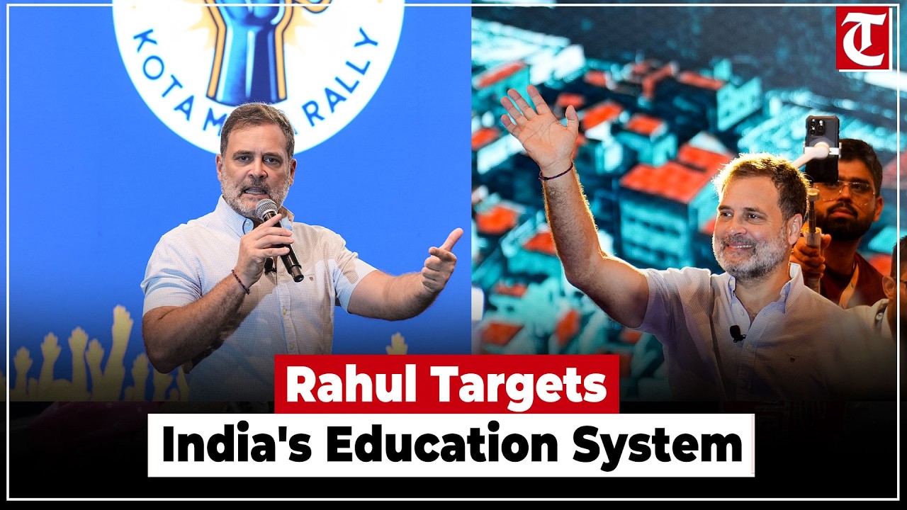 Rahul Gandhi in Kota: Education System Crushing Dreams of Students, Needs Urgent Reform