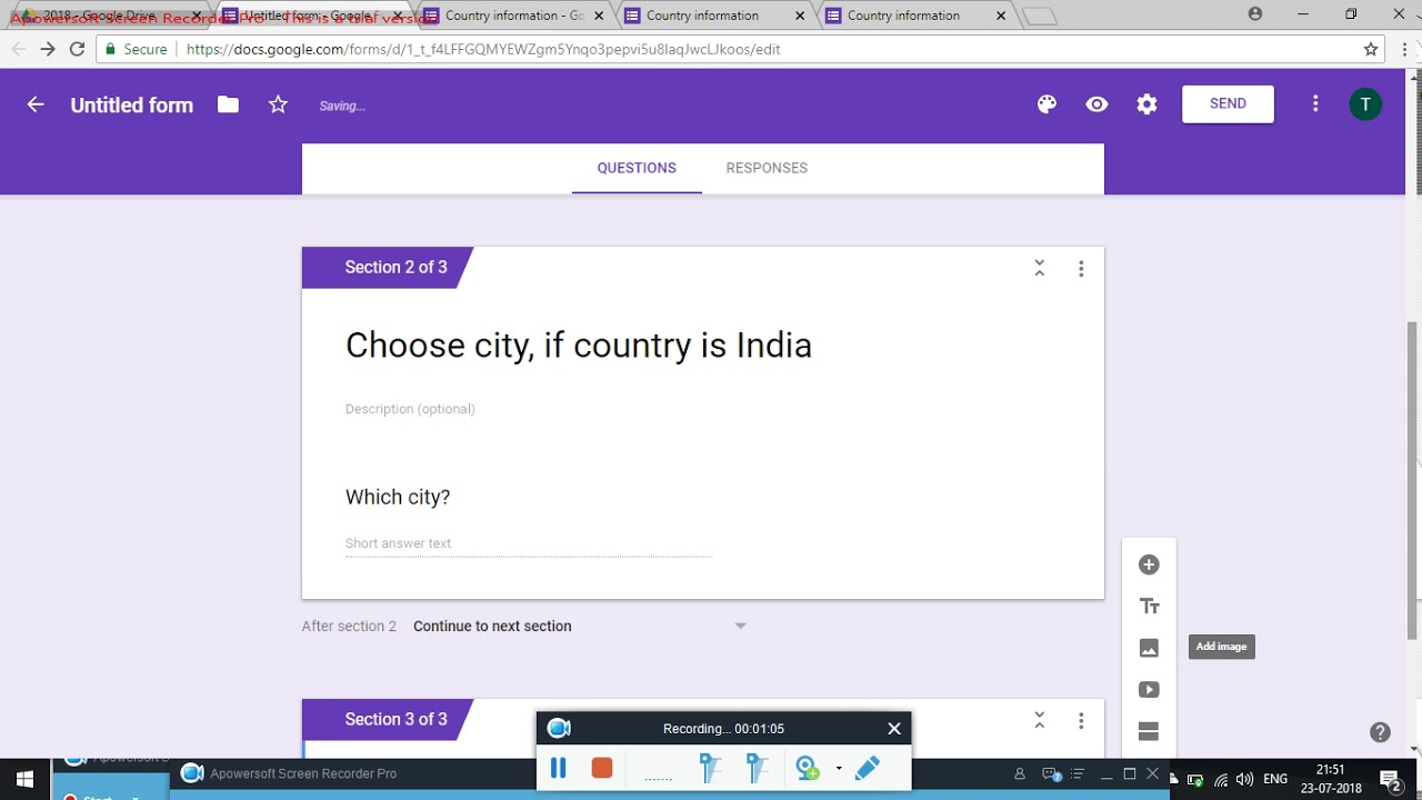 How to use conditional  logic in google form? - Learn in 2 minutes