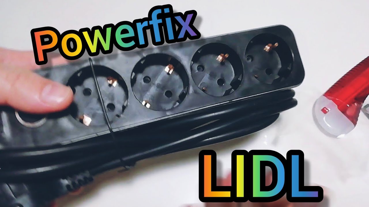 Powerfix Lidl: многократное гнездо 3680 Вт на маховике