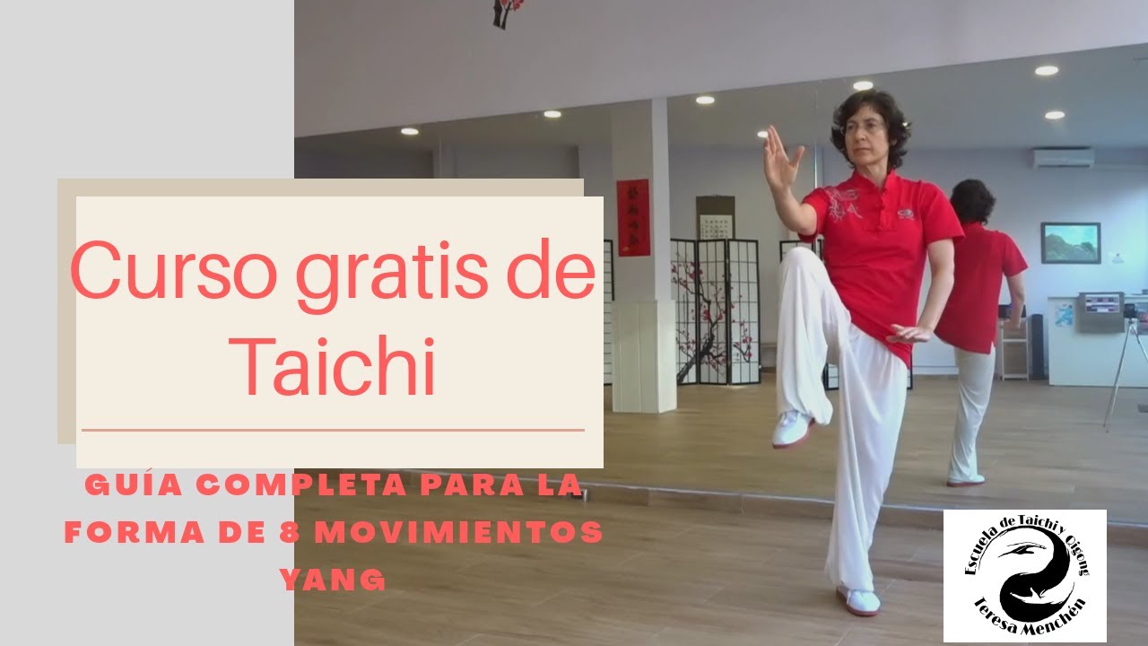 🟣 Guía completa FORMA de 8 MOVIMIENTOS Yang ▶ Curso de Taichi *GRATIS* (para principiantes)