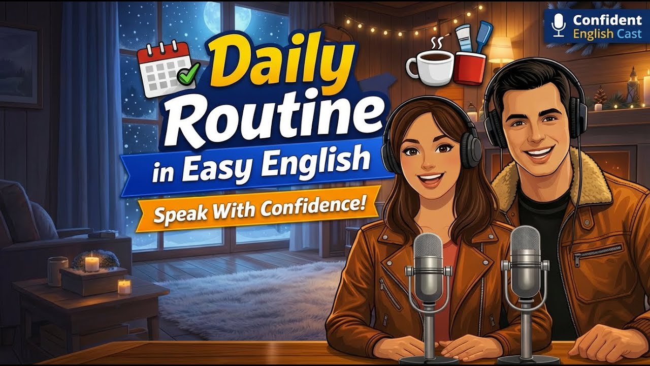 How to Talk About Your Daily Routine in Easy English Conversation Practice