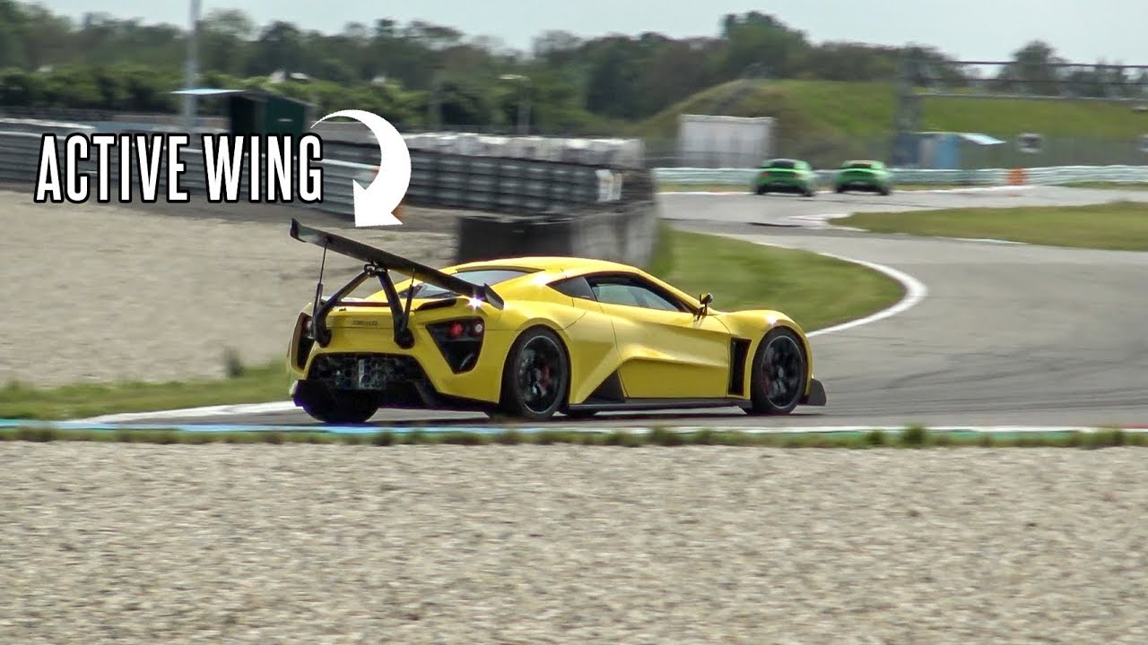1100HP Zenvo TSR V8 Twin-Supercharged - Active Wing & Crazy Accelerations !