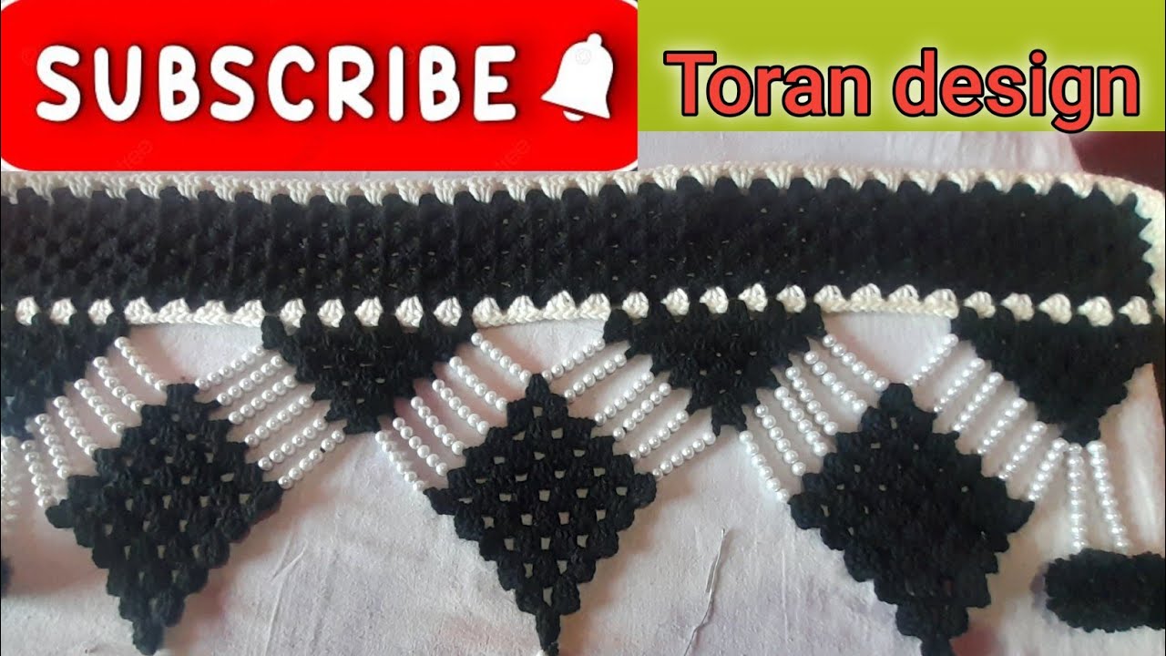 So Beautiful Toran Design For Beginners//crochet Door Toran Design//crochet with nishu