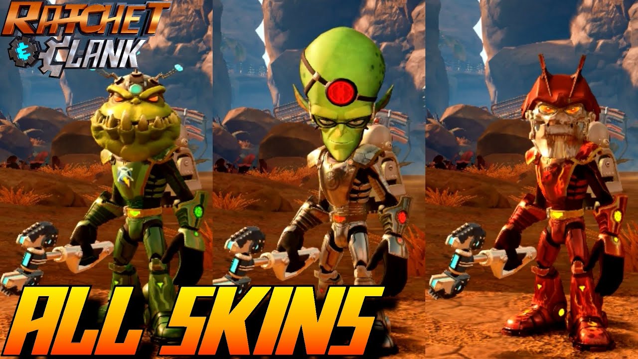 Ratchet and Clank PS4 - All Armor and Skins (Unlockables)
