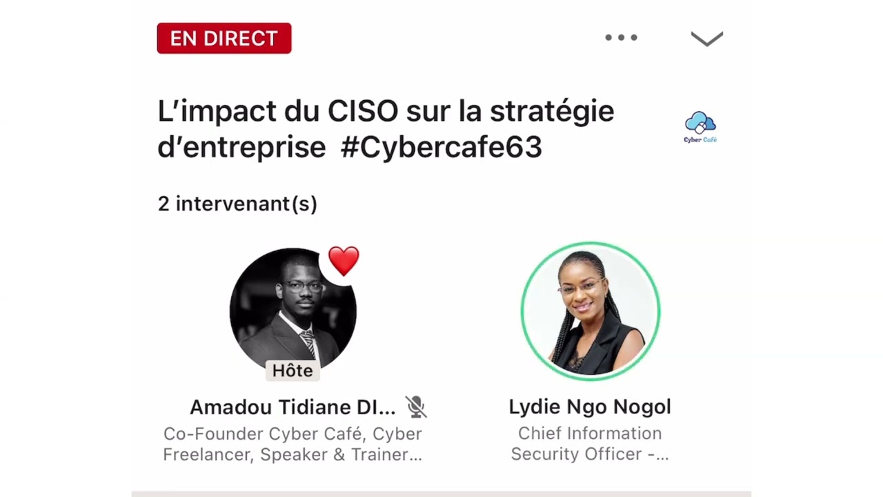 𝗟’𝗶𝗺𝗽𝗮𝗰𝘁 𝗱𝘂 𝗖𝗜𝗦𝗢 𝘀𝘂𝗿 𝗹𝗮 𝘀𝘁𝗿𝗮𝘁𝗲́𝗴𝗶𝗲 𝗱’𝗲𝗻𝘁𝗿𝗲𝗽𝗿𝗶𝘀𝗲 #Cybercafe63