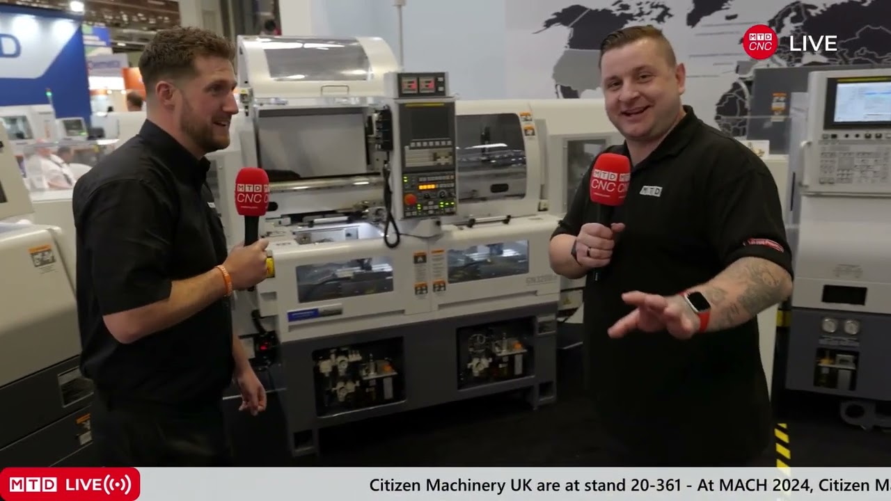 #CitizenCNC at #MACH2024 - stand walkthrough with @MTDCNC
