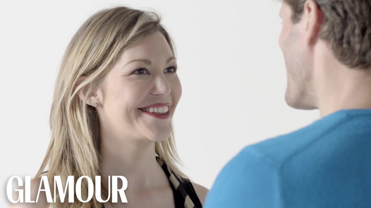 One Couple Stares at Each Other for 4 Minutes Straight | Glamour