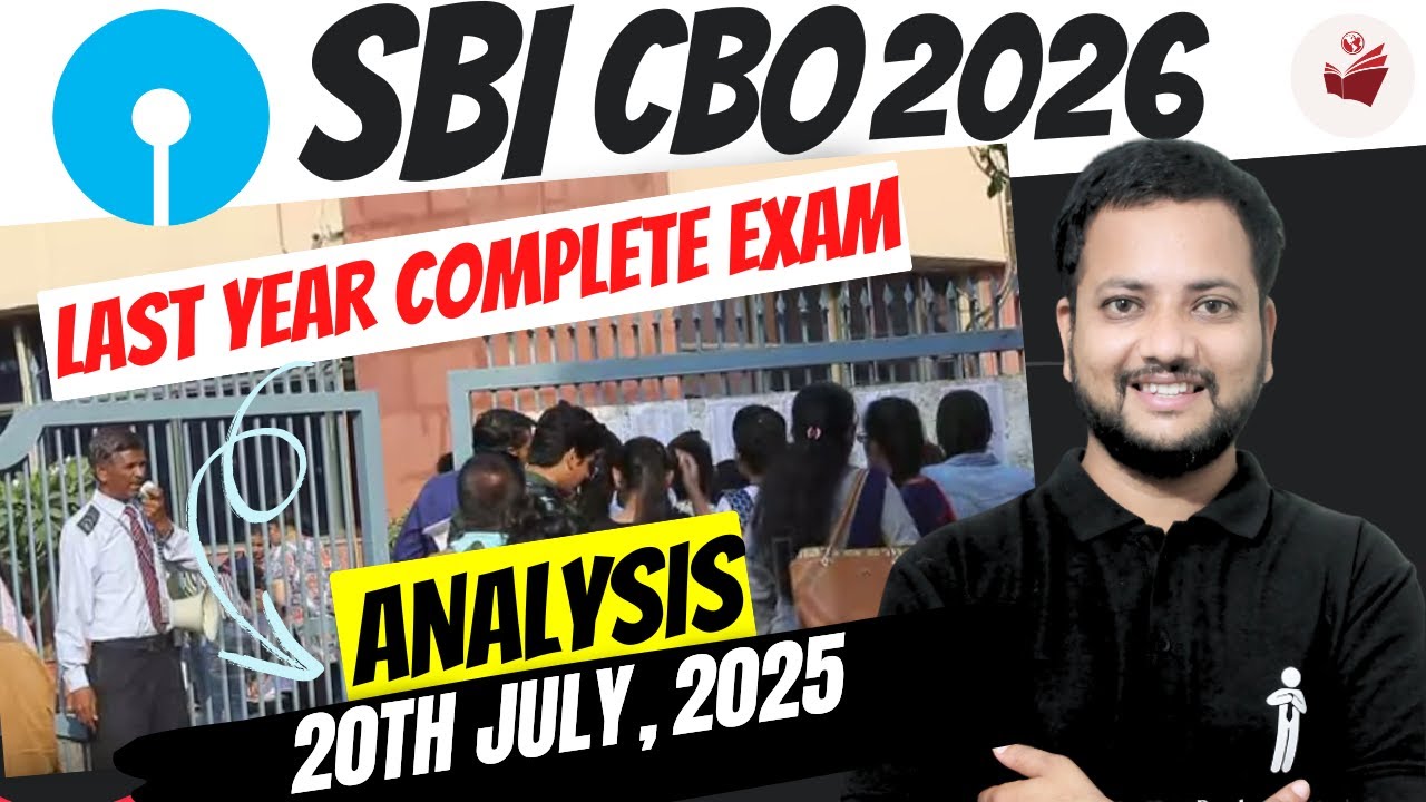 SBI CBO Previous Year Exam Pattern Asked? 📊 | Strategy for 2026 🎯