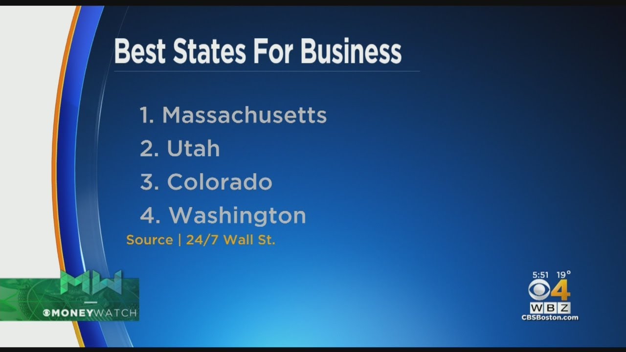 Massachusetts Ranked The Best State For Business In America