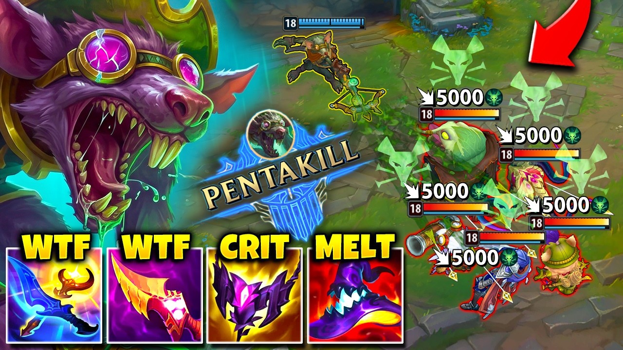 Twitch but I'm full AP and my poison melts your entire team (INSTANT PENTAKILL)