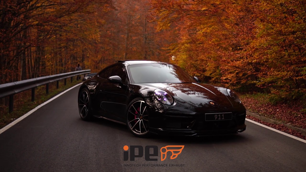 Porsche 992 with IPE exhaust