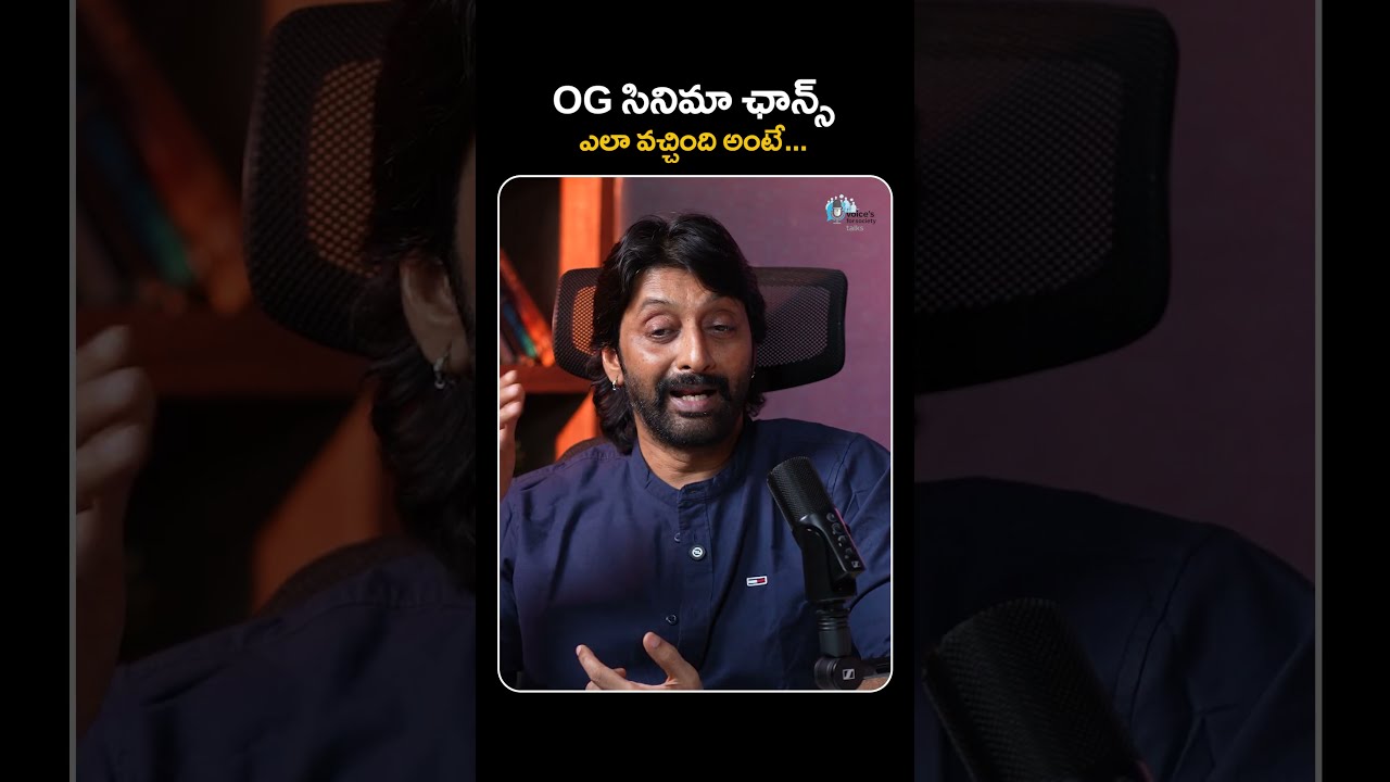 Actor Venkat Reveals How He Got a Role in Pawan Kalyan&rsquo;s OG | Voices For Society Talks