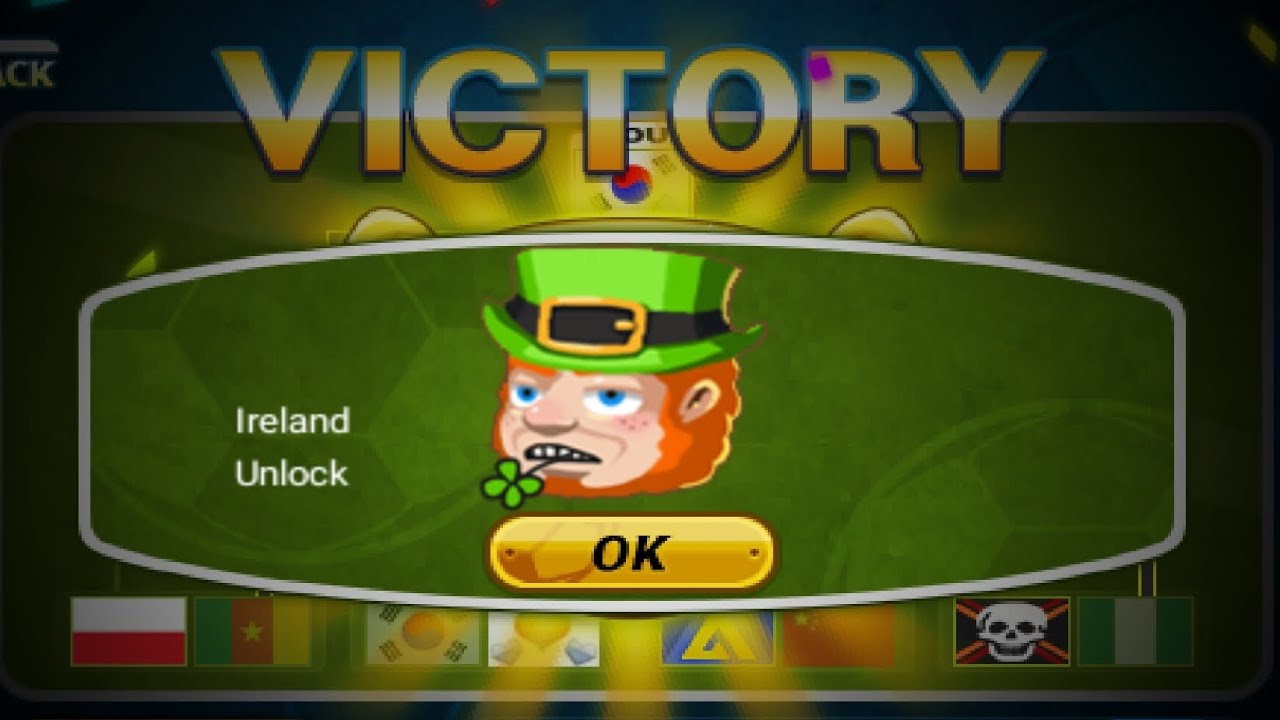 Head soccer 1.6 - road to a perfect account: unlocking ireland.