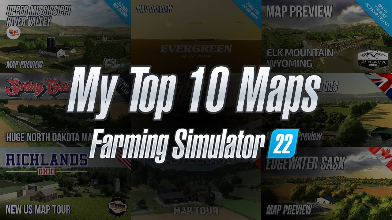 Мои 10 лучших карт для Farming Simulator 22 (плюс несколько других!)