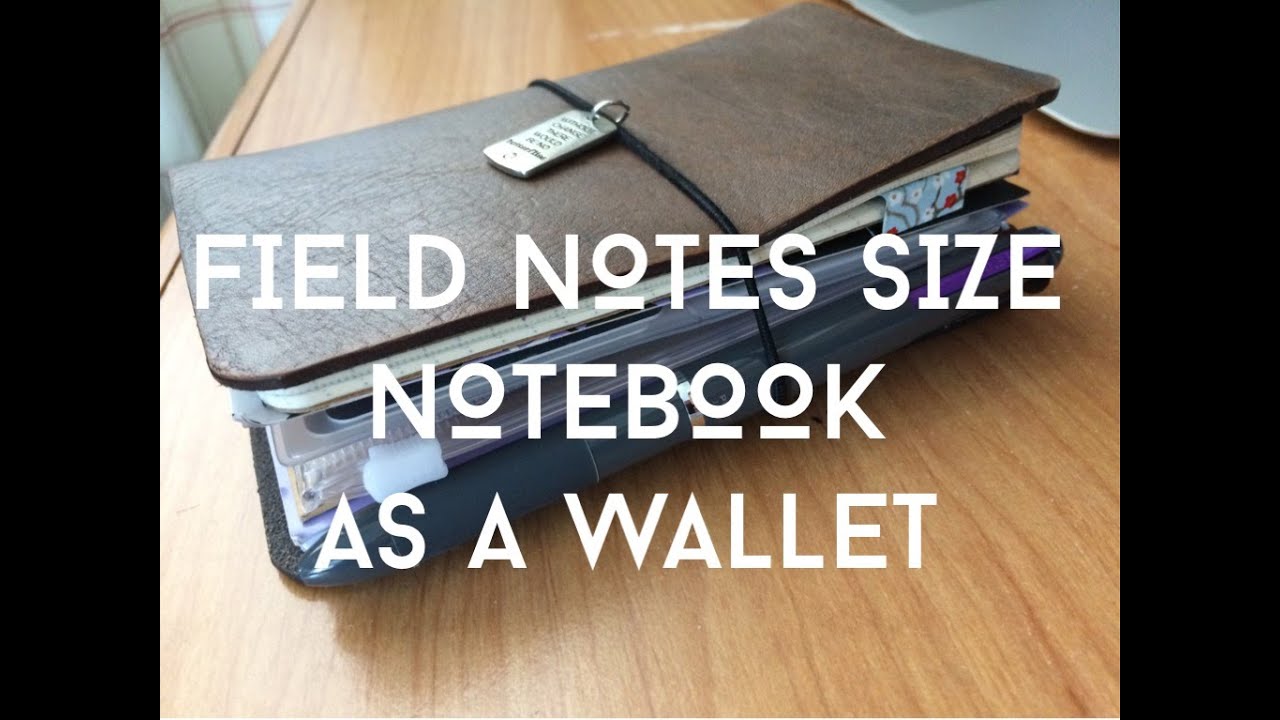 Field Notes Size Notebook as Wallet