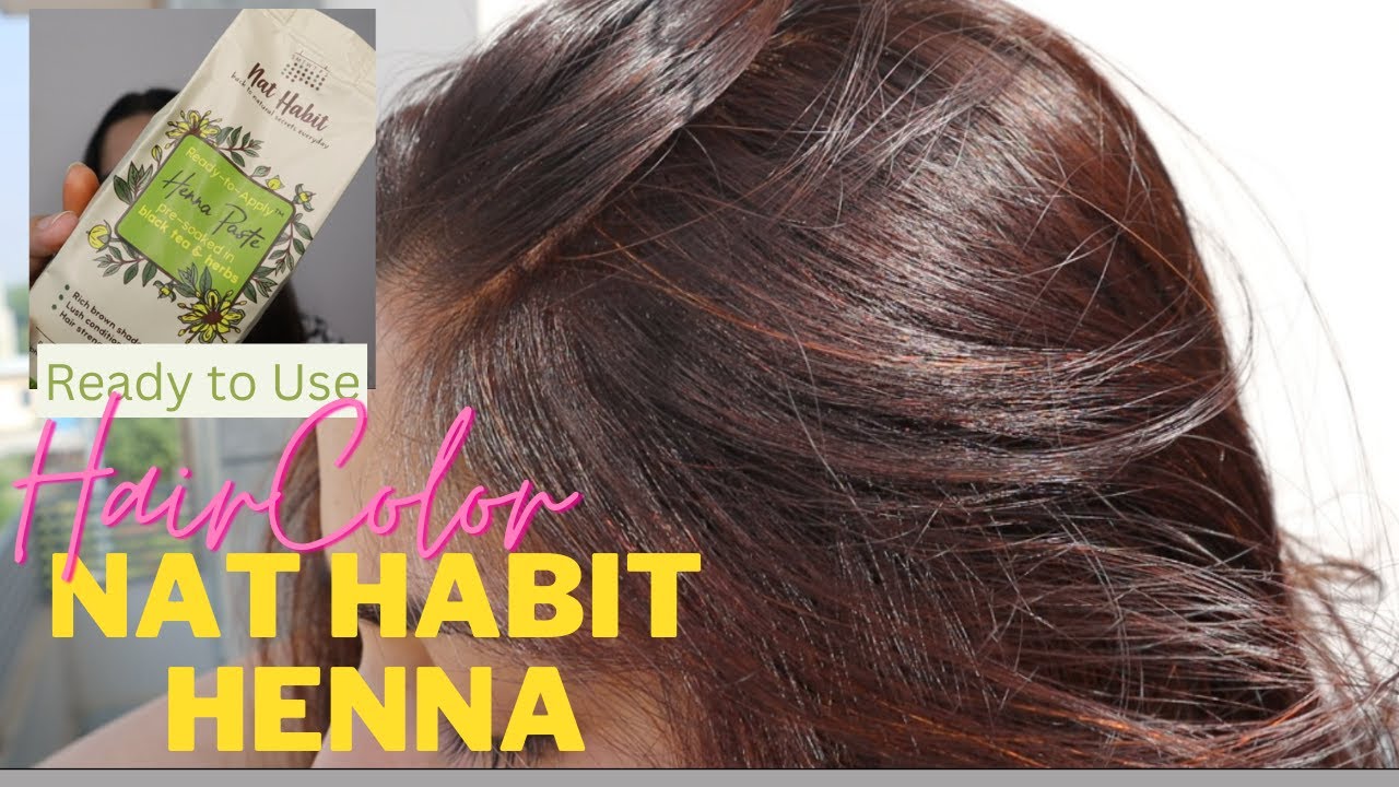 I Tried Hair Henna by Nat Habit | Ready to Use Henna Paste Review | Hair Colour